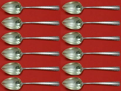 Towle Candlelight Sterling Silver Grapefruit Spoon Set 12 pcs Fluted 5 3/4 in: Towle Candlelight Sterling Silver Grapefruit Spoon Set 12 pcs Fluted 5 3/4 in Enhance your dining experience with this exquisite 12-piece custom set of Candlelight grapefruit spoons by Towle. Crafted