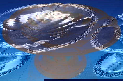 Dominick & Haff Marie Antoinette Sterling Silver Compote 8" Monogrammed Vintage: Dominick & Haff Marie Antoinette Sterling Silver Compote 8" Monogrammed Vintage This exquisite Marie Antoinette compote by Dominick & Haff is an exceptional piece of vintage tableware from the early 2
