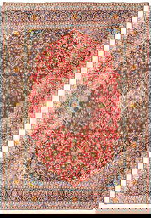 Classic Persian Rug 9.9 x 12.7 ft Red Blue Elegant Design: Classic Persian Rug 9.9 x 12.7 ft Red Blue Elegant Design Discover the beauty of a Classic Persian Rug, featuring a stunning combination of red and blue hues. This elegant rug measures 9.9 x 12.7 ft,