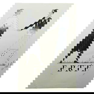 Erte Limited Edition Art Deco Print Modern Sports Dress 19.75 x 29.5: Erte Limited Edition Art Deco Print Modern Sports Dress 19.75 x 29.5 This limited edition print titled "Modern Sports Dress for Men" is a striking representation of Art Deco style by renowned artist E