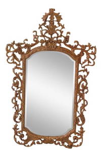 Theodore Alexander 1990s French Style Beveled Gold Mirror 39" x 61": Theodore Alexander 1990s French Style Beveled Gold Mirror 39" x 61" This stunning 1990s Theodore Alexander French style mirror features a beautifully beveled glass design and is crafted with quality c