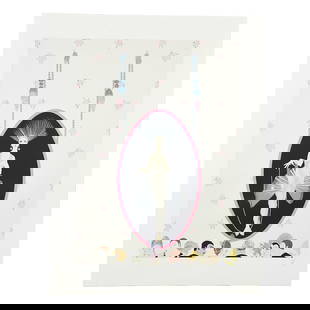 Erte Limited Edition Serigraph The Portrait Signed AP 26/60 22 x 30 Art Deco: Erte Limited Edition Serigraph The Portrait Signed AP 26/60 22 x 30 Art Deco This stunning serigraph titled "The Portrait" by renowned artist Erte showcases a captivating Art Deco style. This limited