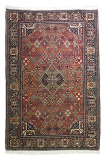 Antique Persian Josheghan Fine Rug 4.5 x 6.7 ft Timeless Elegance: Antique Persian Josheghan Fine Rug 4.5 x 6.7 ft Timeless Elegance Discover the elegance of this 4.5 x 6.7 Antique Persian Josheghan Fine Rug, a perfect addition to enhance your home decor. Its exquisi