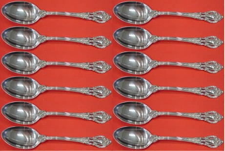 Lunt Eloquence Sterling Silver Teaspoon Set of 12 6 Inch: Lunt Eloquence Sterling Silver Teaspoon Set of 12 6 Inch This elegant set of 12 teaspoons features the Eloquence pattern by Lunt, crafted from high-quality sterling silver. Each teaspoon measures 6 in