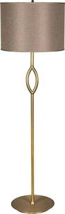 Stylish Ridge Floor Lamp in Antique Brass Tan: Stylish Ridge Floor Lamp in Antique Brass Tan Illuminate your space with this stylish Ridge Floor Lamp, designed to enhance your home decor with its antique brass tan finish. This elegant lamp feature