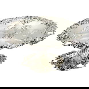 Tiffany & Co. Sterling Silver Blackberry Compote Tazza Belle Epoque 1891-1902: Tiffany & Co. Sterling Silver Blackberry Compote Tazza Belle Epoque 1891-1902 This Tiffany & Company Sterling 'Blackberry' Compote/Tazza is a stunning example of late 19th-century craftsmanship from t