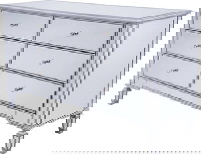 Elegant Lighting Contemporary 6-Drawer Console Cabinet 34H 60W 20D: Elegant Lighting Contemporary 6-Drawer Console Cabinet 34H 60W 20D The Sleek Modern 6-Drawer Console Cabinet is a contemporary piece that combines functionality with style. Crafted from solid wood and