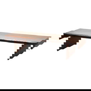 Frank Lloyd Wright Taliesin Coffee Table Mahogany 60" Wide: Frank Lloyd Wright Taliesin Coffee Table Mahogany 60" Wide An exquisite example of mid century modern furniture designed by Frank Lloyd Wright for Henredon's famous Taliesin Group constructed of mahog