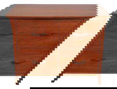 Pompanoosuc Mills Cherry File Cabinet 4 Drawers 40.5w x 25d x 31h: Pompanoosuc Mills Cherry File Cabinet 4 Drawers 40.5w x 25d x 31h Introducing a stunning Pompanoosuc Mills Studio Crafted Cherry File Cabinet, expertly hand-crafted in solid cherry wood. This file cab