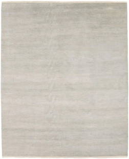 Large Handmade Beige Wool Rug 7'11" x 9'8" Modern Design: Large Handmade Beige Wool Rug 7'11" x 9'8" Modern Design Enhance your living space with this large beige plush rug, featuring a modern design that complements contemporary decor. Hand-knotted from hig