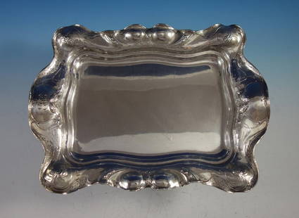 Rare Martele Gorham Sterling Silver Asparagus Tray 14.5" x 10.25": Rare Martele Gorham Sterling Silver Asparagus Tray 14.5" x 10.25" Discover the exquisite Martele by Gorham Sterling Silver Asparagus Tray, a rare piece with a stunning chased asparagus design. Crafted