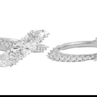 GIA 3.18ct Oval Cut J VS2 Diamond Engagement Ring 18k White Gold: GIA 3.18ct Oval Cut J VS2 Diamond Engagement Ring 18k White Gold GIA 3.18ct Oval Cut J VS2 Diamond Engagement Ring 18k. Ring Size: 4.75 US, Resizable, 48.7 mm, Resizable. Metal: White Gold, 18k Gold,