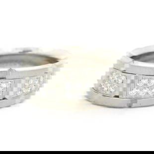 Carlex 18k White Gold 0.75ct Diamond 9mm Wedding Band Ring: Carlex 18k White Gold 0.75ct Diamond 9mm Wedding Band Ring This stunning wedding band ring features a contemporary design crafted in 18k white gold, making it a perfect choice for a lasting symbol of