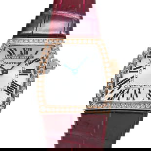 CARTIER Radonia de Cartier SM WE600651 Ladies Watch Pink Gold Diamond Bezel: CARTIER Radonia de Cartier SM WE600651 Ladies Watch Pink Gold Diamond Bezel Introducing the exquisite CARTIER LaDogna de Cartier SM WE600651 Ladies Watch, a stunning wristwatch that seamlessly blends