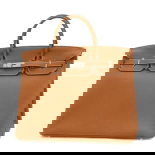 Hermes Birkin 40 Handbag Togo Leather Gold B Stamp Women: Hermes Birkin 40 Handbag Togo Leather Gold B Stamp Women Introducing the exquisite Hermes Birkin 40 Handbag, crafted from luxurious Togo leather. This handbag is designed specifically for women, showc