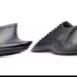 CLARKS Cora Giny Black Cushioned Zip Loafer Flats Women's 6.5M: CLARKS Cora Giny Black Cushioned Zip Loafer Flats Women's 6.5M Elevate your footwear collection with these stylish CLARKS Women's Cora Giny Cushioned Zip Loafer Flats in classic black. Designed for co