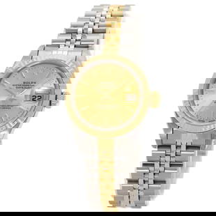 Rolex Datejust 69173 Women's Watch SS K18YG Gold Dial 5.9in: Rolex Datejust 69173 Women's Watch SS K18YG Gold Dial 5.9in This elegant Rolex Datejust watch is designed for women, featuring a stunning combination of stainless steel and 18K yellow gold. The watch
