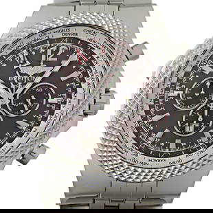 Breitling Bentley GMT Special Edition Men's Watch 49mm Silver Brown Dial: Breitling Bentley GMT Special Edition Men's Watch 49mm Silver Brown Dial This Breitling Bentley GMT Special Edition Men's Watch combines elegance and functionality. Crafted from high-quality stainless