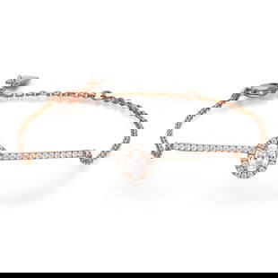 Messika Glam'Azone 0.36Ct Diamond Bracelet 18K Rose Gold Chain 7.5 Inches: Messika Glam'Azone 0.36Ct Diamond Bracelet 18K Rose Gold Chain 7.5 Inches Discover the exquisite Messika Glam'Azone Diamond Chain Bracelet, an elegant piece perfect for any occasion. Crafted from high