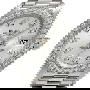 ROLEX Datejust 69136G Ladies Platinum Diamond Watch 1988: ROLEX Datejust 69136G Ladies Platinum Diamond Watch 1988 This exquisite ROLEX Datejust 69136G is a ladies' wristwatch, believed to have been manufactured around 1988. Crafted from luxurious platinum,