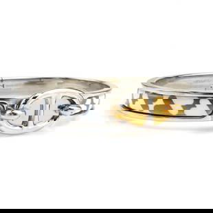 Hermes Clic Bangle Bracelet Gold Silver White Enamel 16.8cm Women's: Hermes Clic Bangle Bracelet Gold Silver White Enamel 16.8cm Women's This exquisite Hermes bangle bracelet from the Clic collection features a striking combination of gold, silver, and white enamel. De