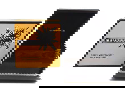 Girard Perregaux Black Wooden Presentation Box for Watch: Girard Perregaux Black Wooden Presentation Box for Watch This Girard Perregaux Black Wooden Watch Box is a sophisticated presentation box designed for a single watch. Crafted from high-quality wood an