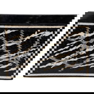 Chanel Vintage Black Python Abstract Clutch with Original Dust Cover: Chanel Vintage Black Python Abstract Clutch with Original Dust Cover This exquisite Chanel vintage clutch is crafted from luxurious black python leather, featuring an eye-catching abstract design in s