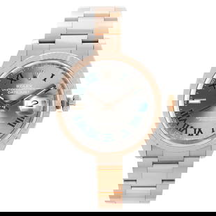 Rolex Datejust 36mm Automatic Rose Gold Steel Slate Dial Mens Watch 126231: Rolex Datejust 36mm Automatic Rose Gold Steel Slate Dial Mens Watch 126231 Introducing the Rolex Datejust, a luxurious wristwatch crafted with precision and elegance. This model features a stunning sl