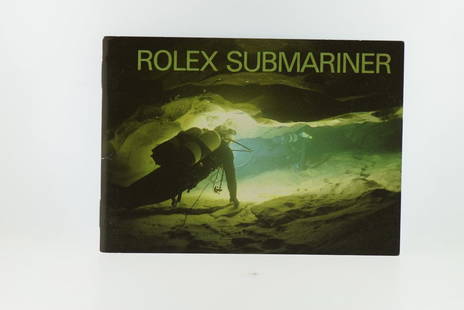 Rolex Submariner 2006 Manual Booklet in English: Rolex Submariner 2006 Manual Booklet in English This is a pre-owned Rolex Submariner booklet manual from 2006, presented in English. It serves as an essential guide for the Submariner model, providing