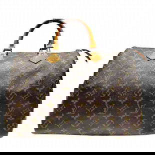Louis Vuitton Monogram Speedy 35 Handbag for Men and Women: Louis Vuitton Monogram Speedy 35 Handbag for Men and Women This Louis Vuitton Monogram Speedy 35 handbag is a timeless accessory suitable for both men and women. Crafted from the iconic Monogram canva