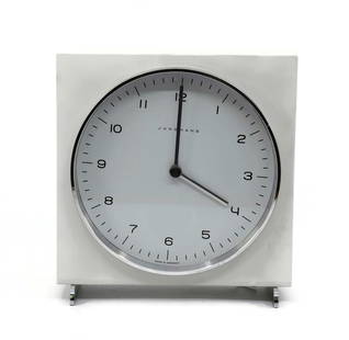 Authentic Junghans Desk Clock with Box 7 x 6.5 x 2 Inches: Authentic Junghans Desk Clock with Box 7 x 6.5 x 2 Inches This Junghans Desk Clock showcases a classic design that fits perfectly on any desk. Measuring 7 x 6.5 x 2 inches, this timepiece is 100% auth
