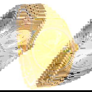 Rolex Oyster Perpetual Datejust 36mm Ref.16238 18K Yellow Gold Automatic Watch: Rolex Oyster Perpetual Datejust 36mm Ref.16238 18K Yellow Gold Automatic Watch This exquisite Rolex Oyster Perpetual Datejust wristwatch features a stunning 36mm case crafted from 18K yellow gold, off