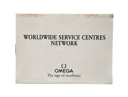 OMEGA Worldwide Service Network Manual for Watch Care: OMEGA Worldwide Service Network Manual for Watch Care Explore the Omega Worldwide Service Network Centers Booklet Manual, a valuable resource for OMEGA enthusiasts and collectors. This pre-owned manua