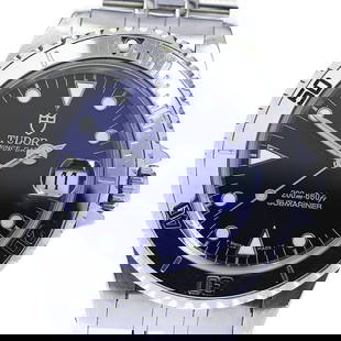 TUDOR Prince Date Submariner 36mm Blue Dial Automatic Watch Ref 75190: TUDOR Prince Date Submariner 36mm Blue Dial Automatic Watch Ref 75190 Explore the TUDOR Prince Date Submariner Cal.2824-2 wristwatch, a remarkable unisex timepiece that combines elegance with function