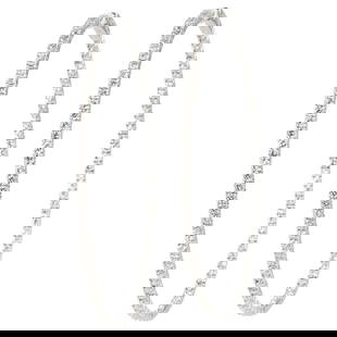 4.86ct Round Diamond Oval Hoop Earrings 14k White Gold: 4.86ct Round Diamond Oval Hoop Earrings 14k White Gold Elevate your elegance with these stunning oval hoop earrings featuring 150 round brilliant diamonds totaling 4.86 carats. Crafted from 14k white