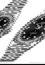 Rolex Datejust 126334 Black Diamond Dial Jubilee Bracelet Green Card