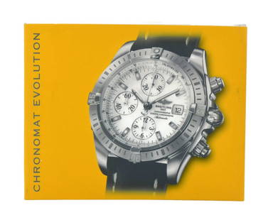 Breitling Chronomat Evolution Manual Booklet for Collectors: Breitling Chronomat Evolution Manual Booklet for Collectors This is a pre-owned manual for the Breitling Chronomat Evolution, a distinguished model from the renowned brand Breitling. This booklet cont
