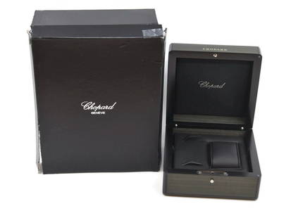 Chopard LUC Green Wooden Watch Presentation Box 10 x 8 x 4 Inches: Chopard LUC Green Wooden Watch Presentation Box 10 x 8 x 4 Inches This elegant Chopard LUC Wooden Watch Box is crafted from high-quality wood and designed for presenting a single watch. The box featur