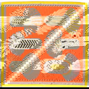 Hermes Carre 90 Double Face Ceremony Silk Scarf Multicolor: Hermes Carre 90 Double Face Ceremony Silk Scarf Multicolor Experience the elegance of the Hermes Carre 90 Double Face Ceremony Epaulets Epaulettes de Gala Silk Scarf, designed for women. This exquisit