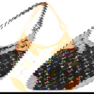 Louis Vuitton Greta Black Multicolor Monogram Shoulder Bag M40196: Louis Vuitton Greta Black Multicolor Monogram Shoulder Bag M40196 Introducing the Louis Vuitton Black Monogram Multicolor Greta Shoulder Bag, a stylish accessory perfect for casual occasions. This med