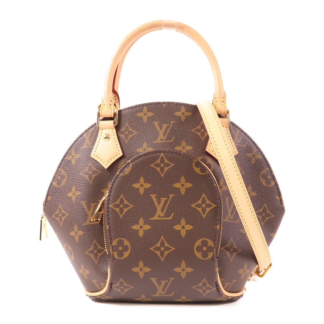 LOUIS VUITTON Elipse PM Brown Monogram Crossbody Bag M51221: LOUIS VUITTON Elipse PM Brown Monogram Crossbody Bag M51221 Experience the luxury of the LOUIS VUITTON Elipse PM Crossbody Shoulder Bag, expertly crafted from durable PVC coated canvas. This chic 2-wa