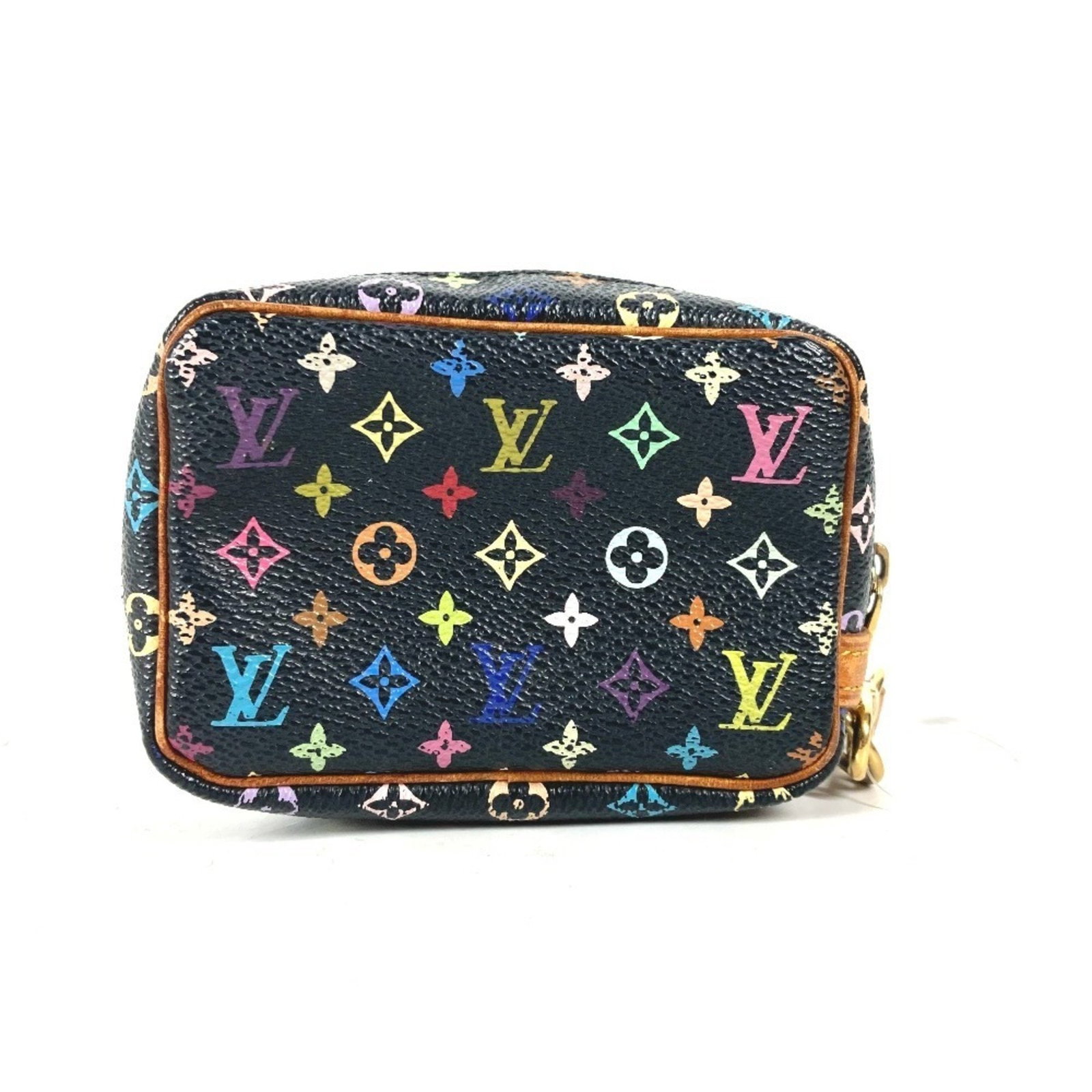 Louis Vuitton Monogram Multicolor Truth Wapiti Pouch Black Multi-Color Women's: Louis Vuitton Monogram Multicolor Truth Wapiti Pouch Black Multi-Color Women's Elevate your accessory collection with the LOUIS VUITTON Monogram Multicolor Truth Wapiti Multi-Pouch. This stylish pouch