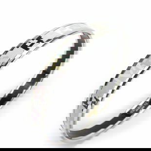 Hermes Bangle, Enamel, Multi-color, Light Gray, Women's Accessory: Hermes Bangle, Enamel, Multi-color, Light Gray, Women's Accessory This exquisite Hermes bangle is a stunning accessory for women, featuring a unique two-tone design with a decorative pattern. Crafted