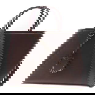 Fendi 2 Jours 2 Way Shoulder Bag Calfskin Leather Brown: Fendi 2 Jours 2 Way Shoulder Bag Calfskin Leather Brown Elevate your style with the Fendi 2 Jours 2 Way Bag, crafted from luxurious calfskin leather in a rich brown hue. This versatile bag features a