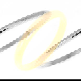 Cartier 18K Yellow Gold Women's Wedding Band Ring Size 6.5: Cartier 18K Yellow Gold Women's Wedding Band Ring Size 6.5 This exquisite Cartier band ring is crafted from 18K yellow gold, offering a timeless elegance perfect for any occasion. Designed specificall