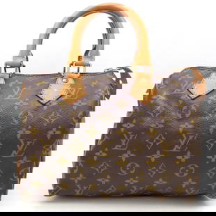 Louis Vuitton Monogram Speedy 25 Handbag Brown Women M41528: Louis Vuitton Monogram Speedy 25 Handbag Brown Women M41528 The Louis Vuitton Monogram Speedy 25 handbag is a timeless accessory that exemplifies luxury and style. Crafted from the signature Monogram
