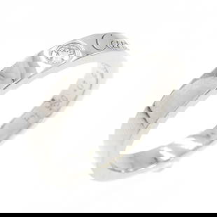 Cartier Women's Platinum Diamond Wedding Band Ring Size 47: Cartier Women's Platinum Diamond Wedding Band Ring Size 47 This exquisite Cartier Wedding Band Ring is crafted from premium platinum, showcasing a stunning diamond. Designed for women, this elegant pi