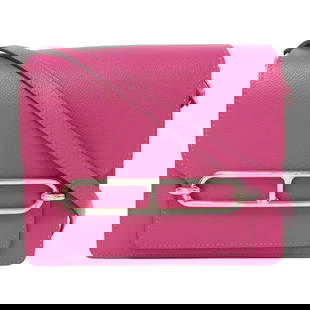 HERMES Mini Roulis Shoulder Bag Evercolor Leather Rose Pourpre: HERMES Mini Roulis Shoulder Bag Evercolor Leather Rose Pourpre Elevate your accessory collection with the HERMES Mini Roulis Shoulder Bag. Expertly crafted from Evercolor leather, this stylish shoulde