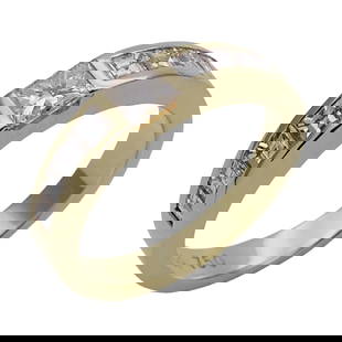 Tiffany & Co. 18K Yellow Gold Diamond Women's Band Ring Size 11: Tiffany & Co. 18K Yellow Gold Diamond Women's Band Ring Size 11 This elegant Tiffany & Co. women's band ring is crafted from 18K yellow gold and features a stunning diamond. It combines classic style