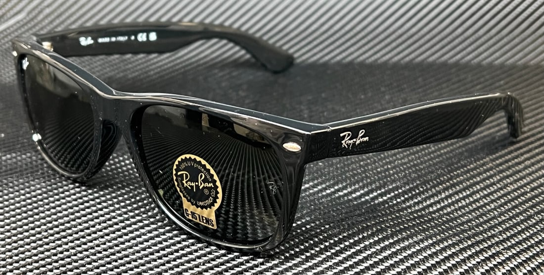 Ray-Ban RB2132F 901 Black Square Unisex Sunglasses 58mm: Ray-Ban RB2132F 901 Black Square Unisex Sunglasses 58mm Introducing the Ray-Ban RB2132F 901, a stylish pair of unisex sunglasses featuring a sleek black square frame. These sunglasses are designed to 